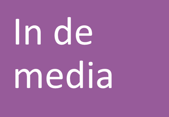 In de media
