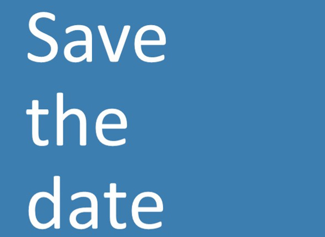 save the date