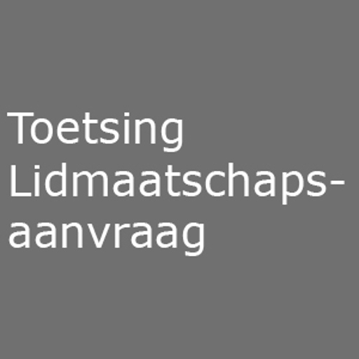 Toetsing lidmaatschap