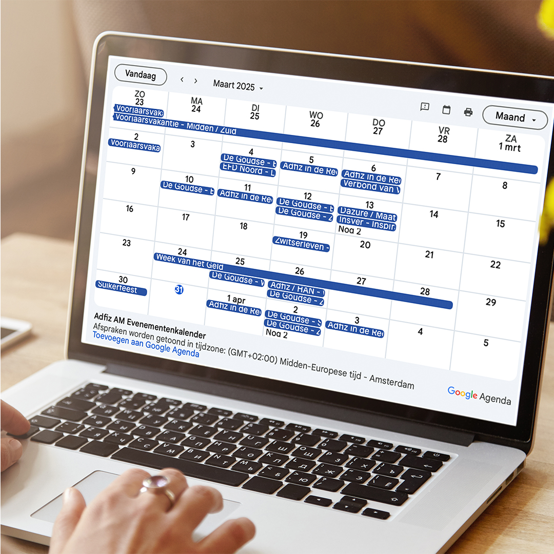Adfiz Evenementenkalender Vierkant